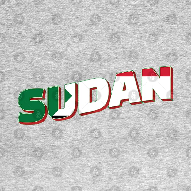 Sudan Vintage style retro souvenir by DesignerPropo